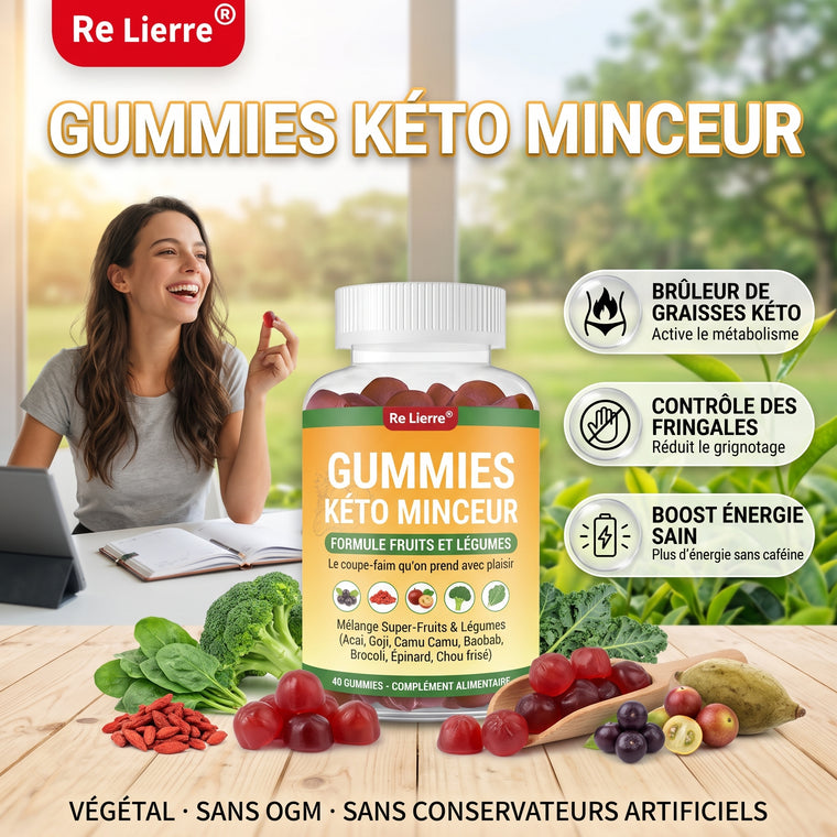 Gummies Kéto — Complément Alimentaire Fruits & Légumes